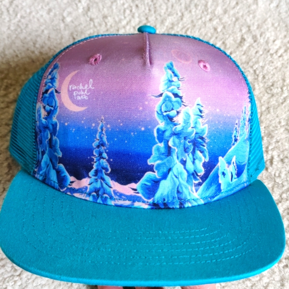 Rachel Pohl Crazy Mountains Snapback Trucker Hat